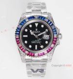 Swiss 1-1 Replica Rolex GMT-Master II SARU Diamond Watch VR Factory MAX Version Swiss 3186_th.jpg